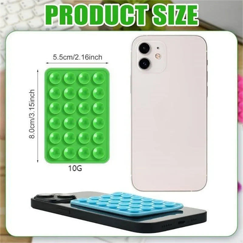 Silicone Suction Cup Phone Holder Mount Double-Sided