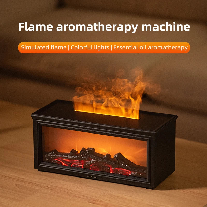 7 colors of essential oil fireplace diffuser mini