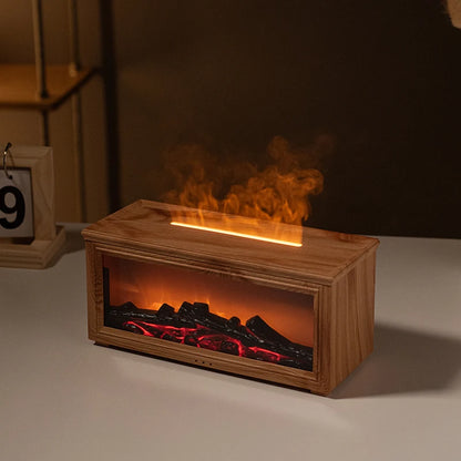 7 colors of essential oil fireplace diffuser mini