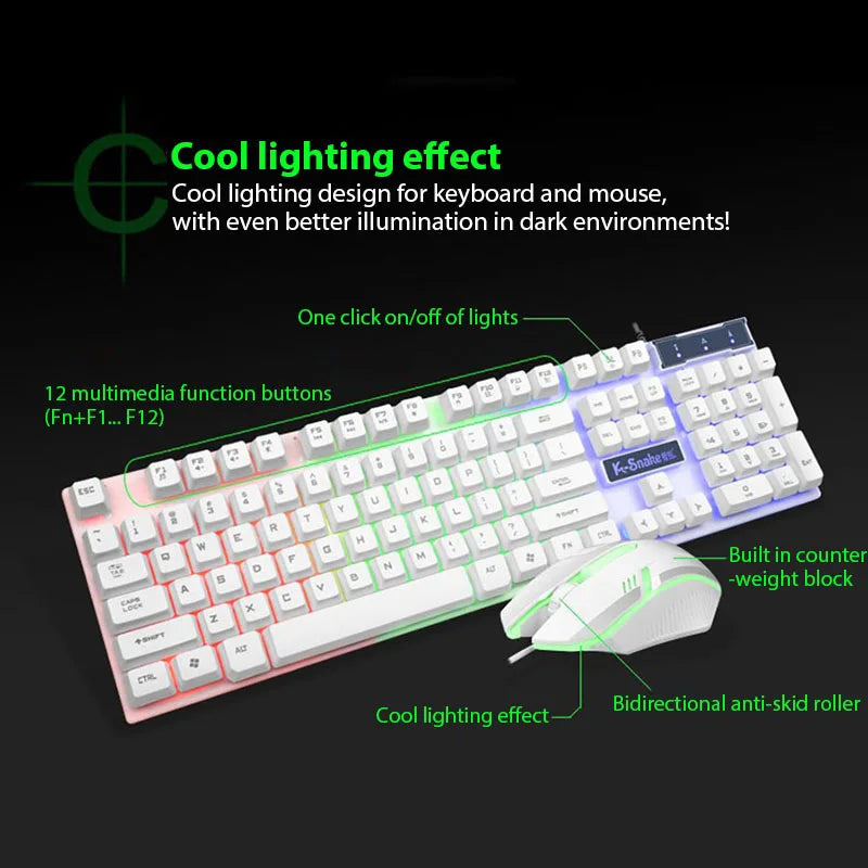 Keyboard And Mouse Set Waterproof