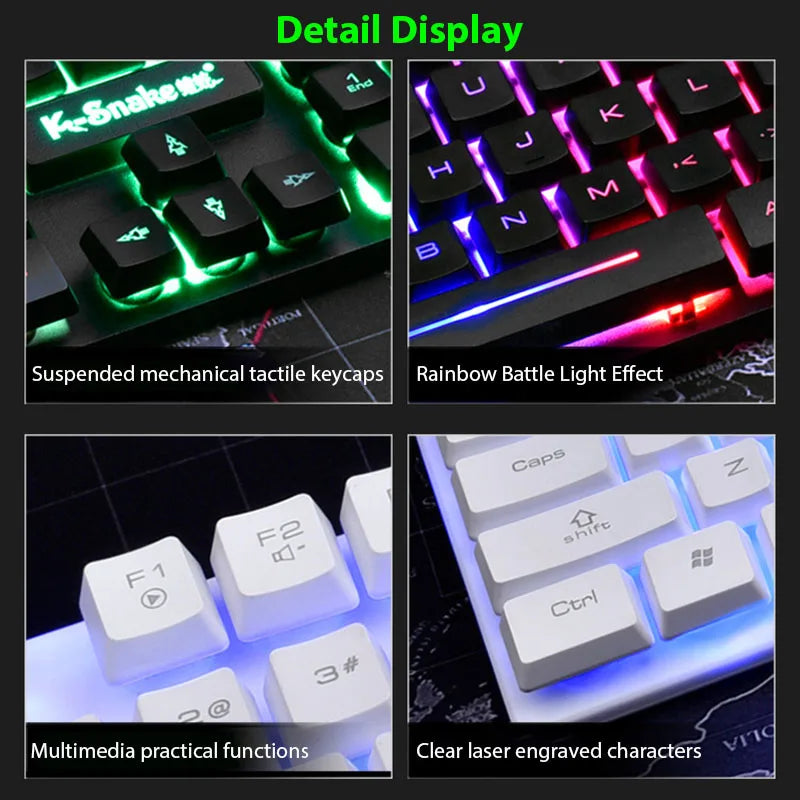 Keyboard And Mouse Set Waterproof