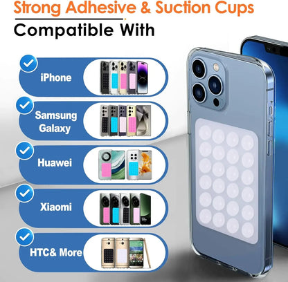 Silicone Suction Cup Phone Holder Mount Double-Sided