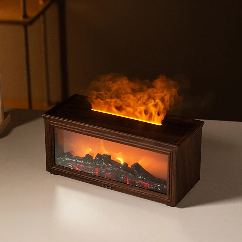 7 colors of essential oil fireplace diffuser mini