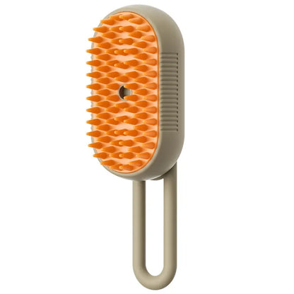 Steamy Dog Brush Electric Spray Cat Hair